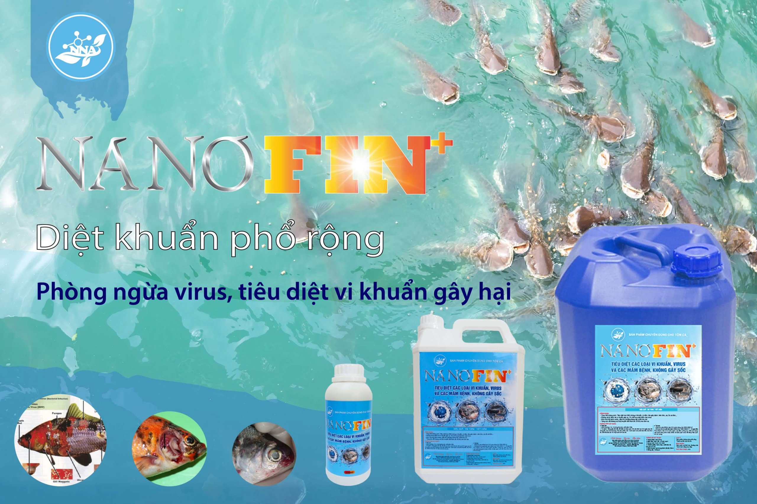 Công dụng của nanno bạc Fin+ 1000ppm cho cá. cong-dung-nano-bac-fin-1000ppm-cho-ca